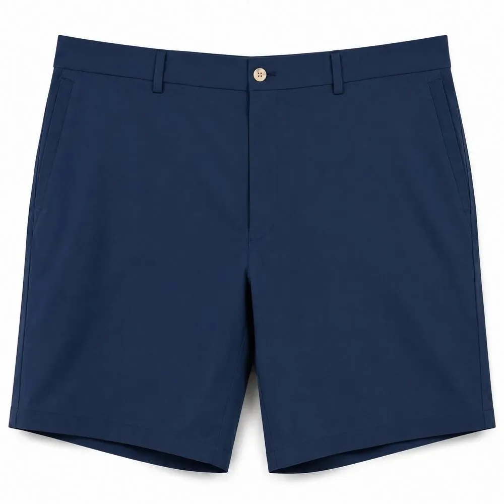 Peter Millar Crown Sport Golf Shorts Men Size 40 Blue Performance Stretch Chino